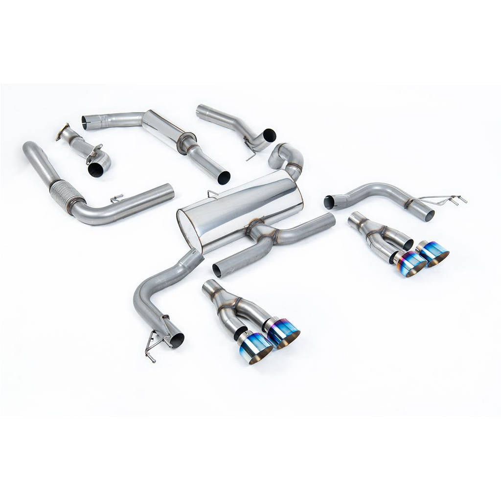 MILLTEK SSXHO235 Cat-back 100mm GT100 ECA HONDA Civic Type R FK2 Turbocharged 2.0 litre i-VTEC (LHD models only) Photo-0 
