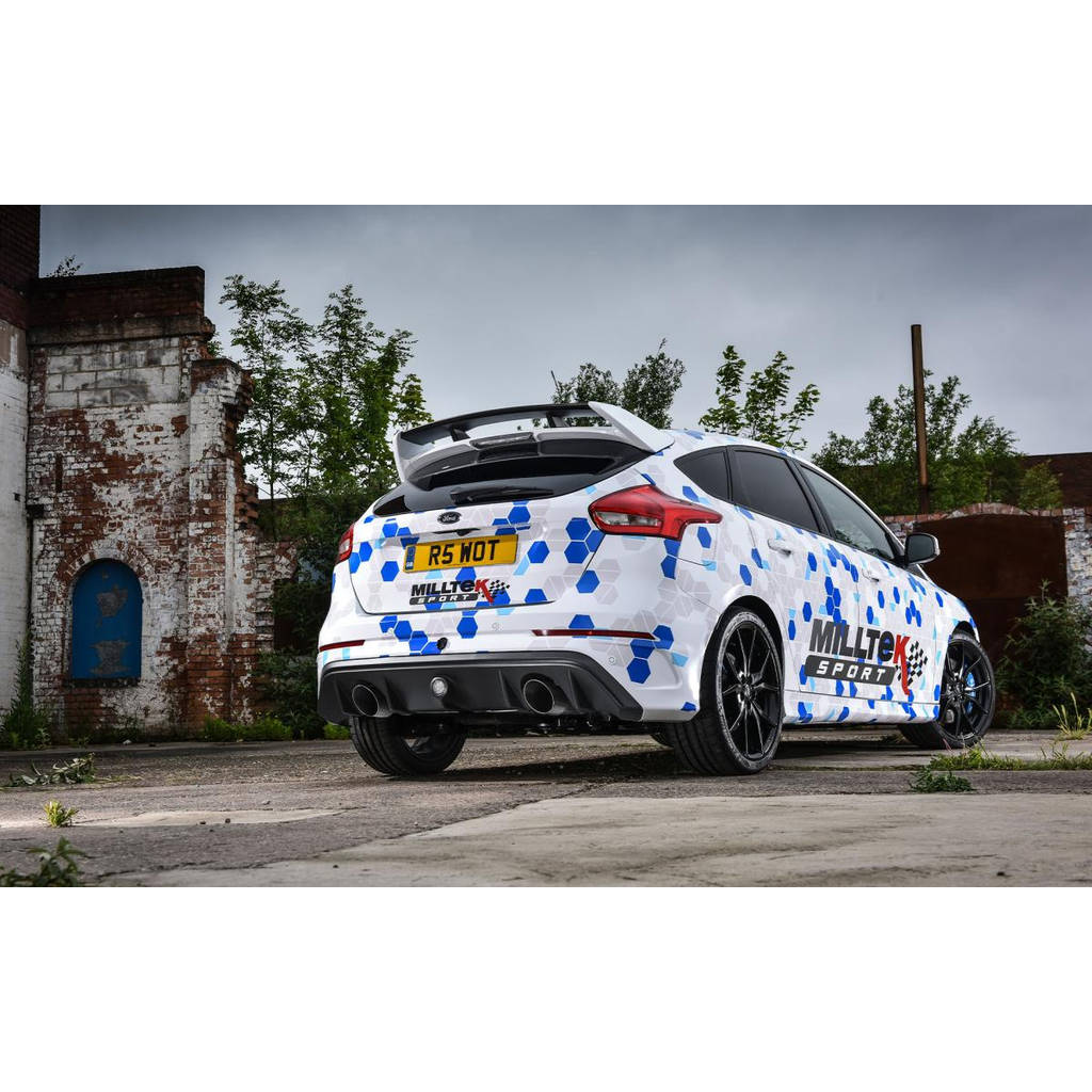 MILLTEK SSXFD183 Cat-back Dual GT115 FORD Focus Mk3 RS 2.3L EcoBoost 4wd 5-Door Hatchback Photo-1 