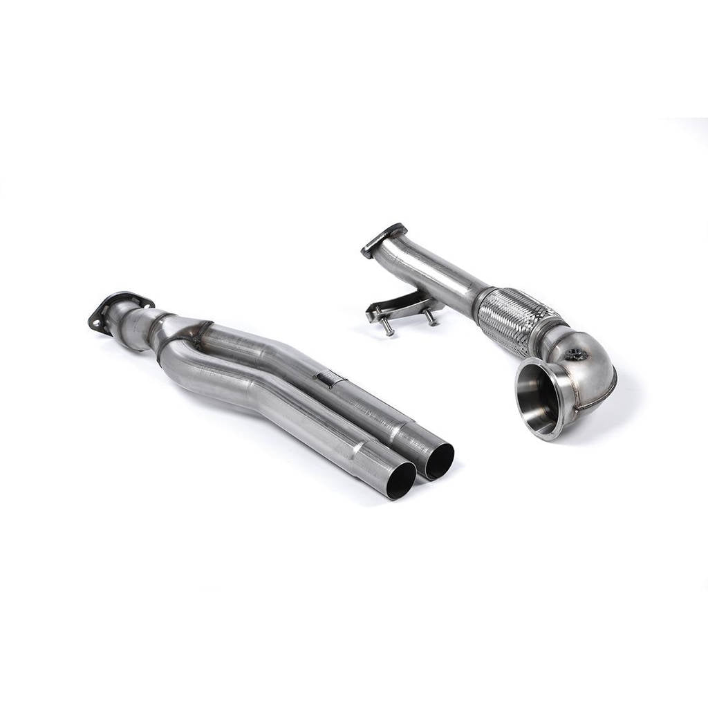 MILLTEK SSXAU593 Primary Catalyst Bypass Pipe and Turbo Elbow AUDI RS3 Sportback (8V MQB - Pre Facelift Only) Photo-0 