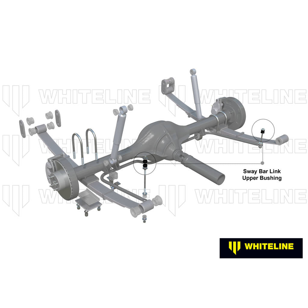WHITELINE W22171 Anti Roll Bar Link - Upper Bushing Kit for Ford F100, F250, F350/Bronco Photo-1 