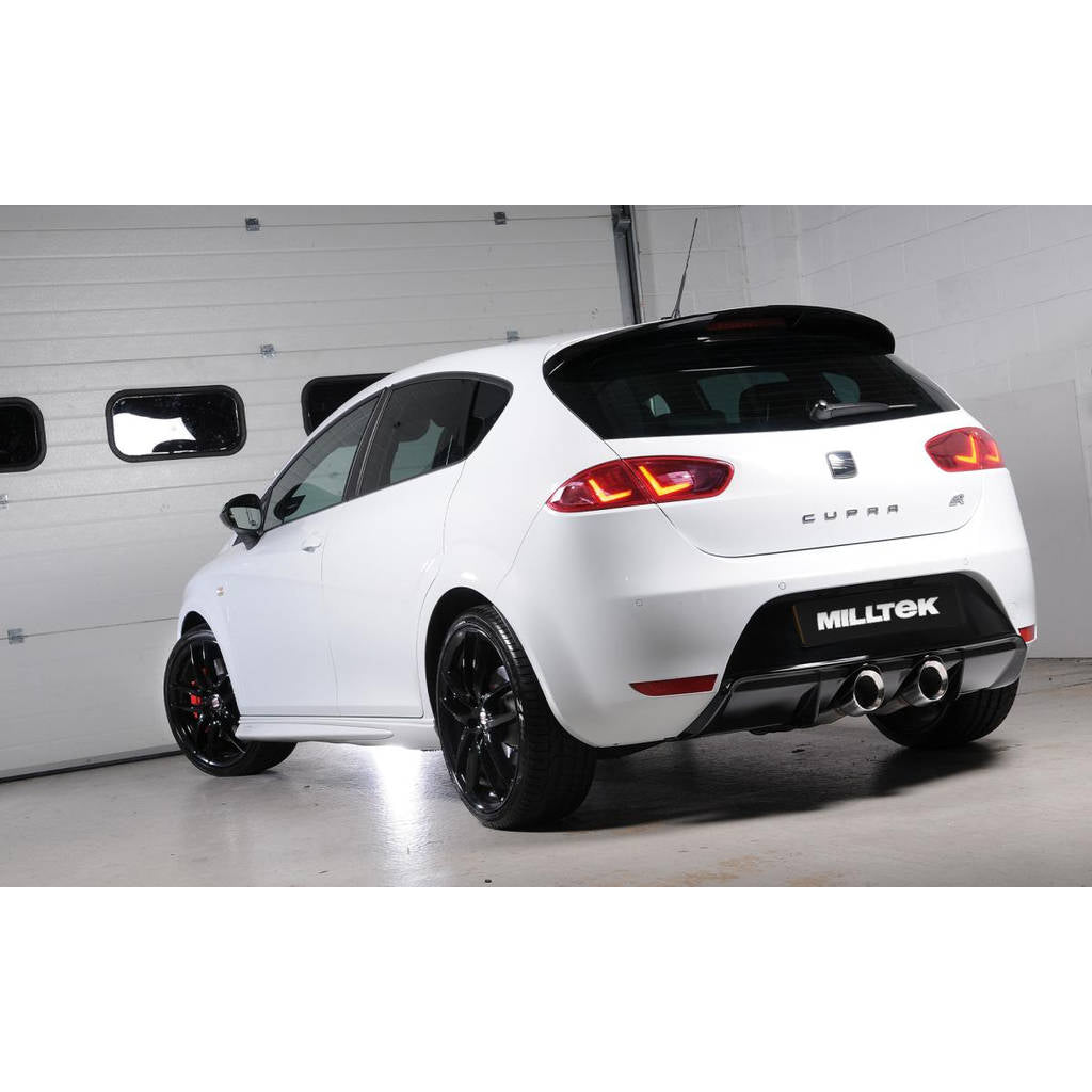MILLTEK SSXSE150 Cat-back Dual GT100 ECA SEAT Leon Cupra R 2.0 TSI 265PS Photo-2 