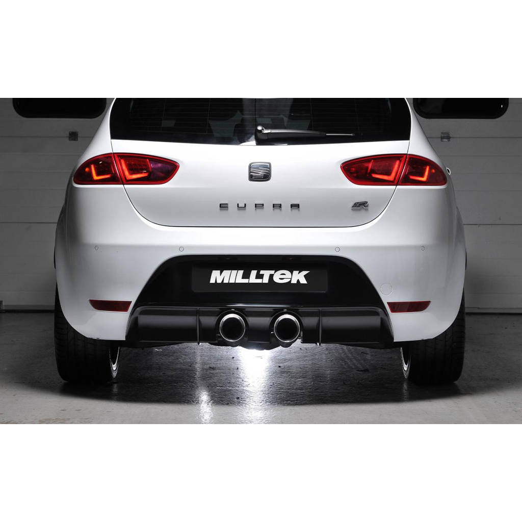MILLTEK SSXSE150 Cat-back Dual GT100 ECA SEAT Leon Cupra R 2.0 TSI 265PS Photo-3 