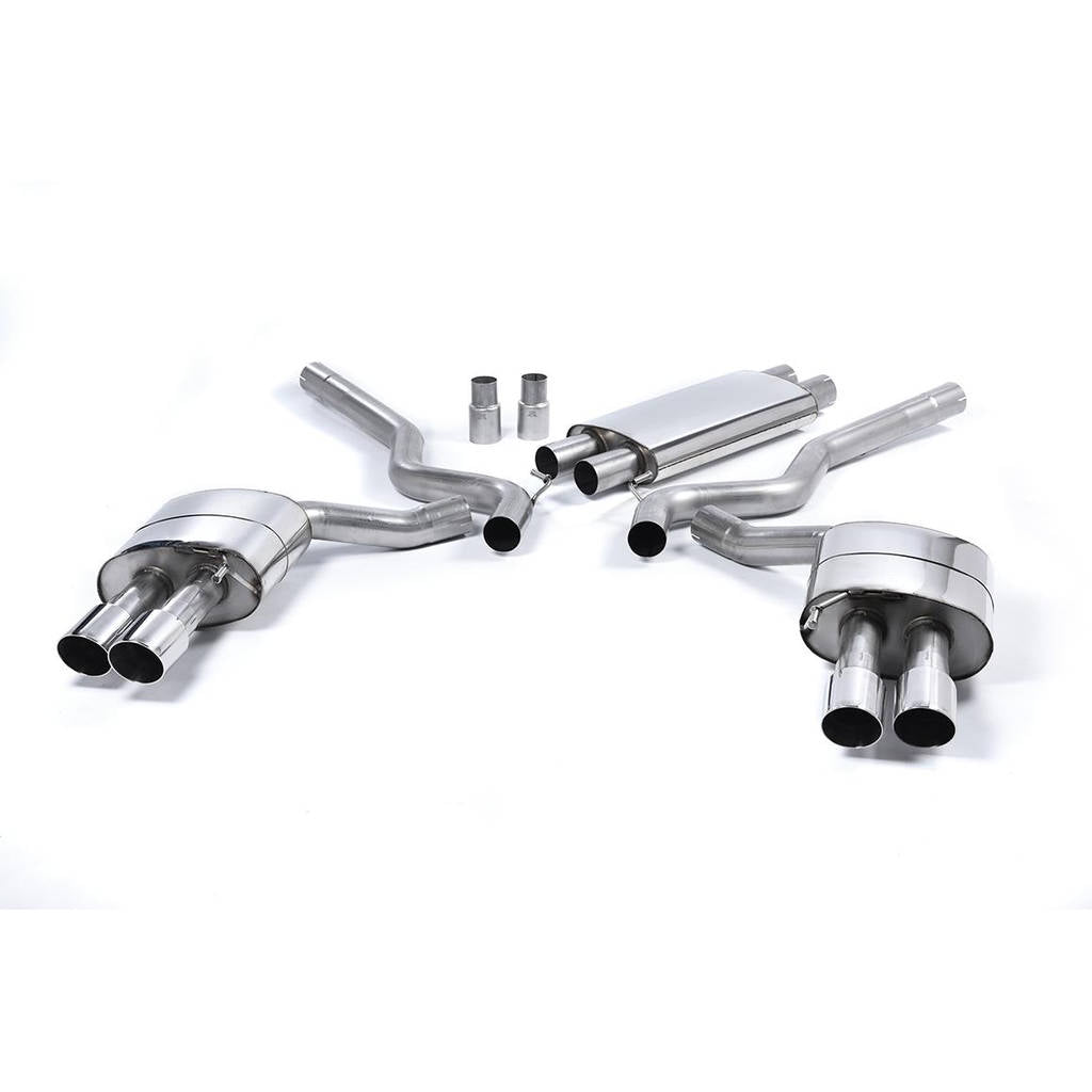 MILLTEK SSXFD155 Cat-back Quad 90mm GT90 FORD Mustang 5.0 V8 GT (Fastback) Photo-0 