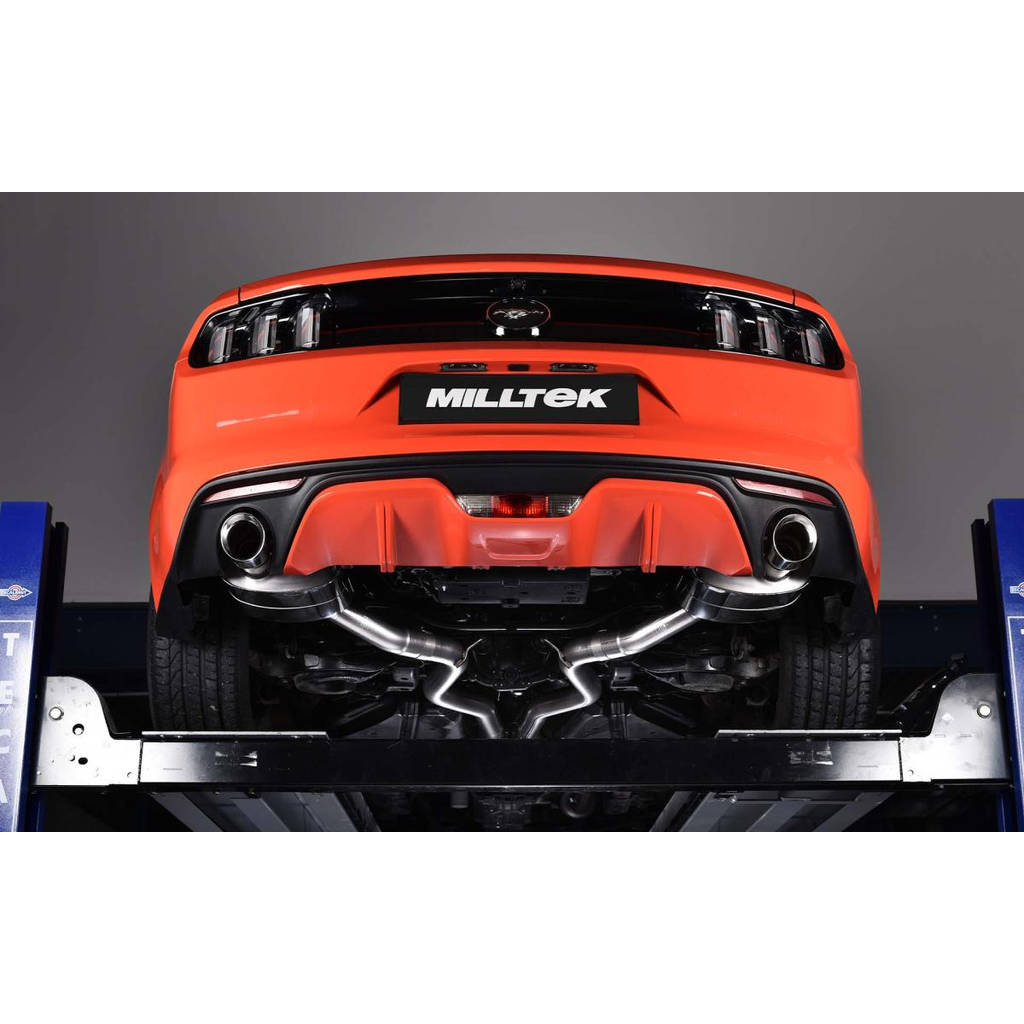 MILLTEK SSXFD173 Cat-back 100mm GT ECA FORD Mustang 2.3 EcoBoost (Fastback) Photo-2 