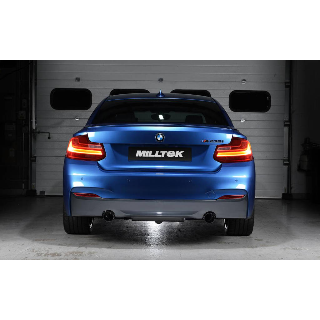 MILLTEK SSXBM990 Cat-back Twin 90mm GT90 BMW 2 Series F22 M235i Coupé Photo-2 