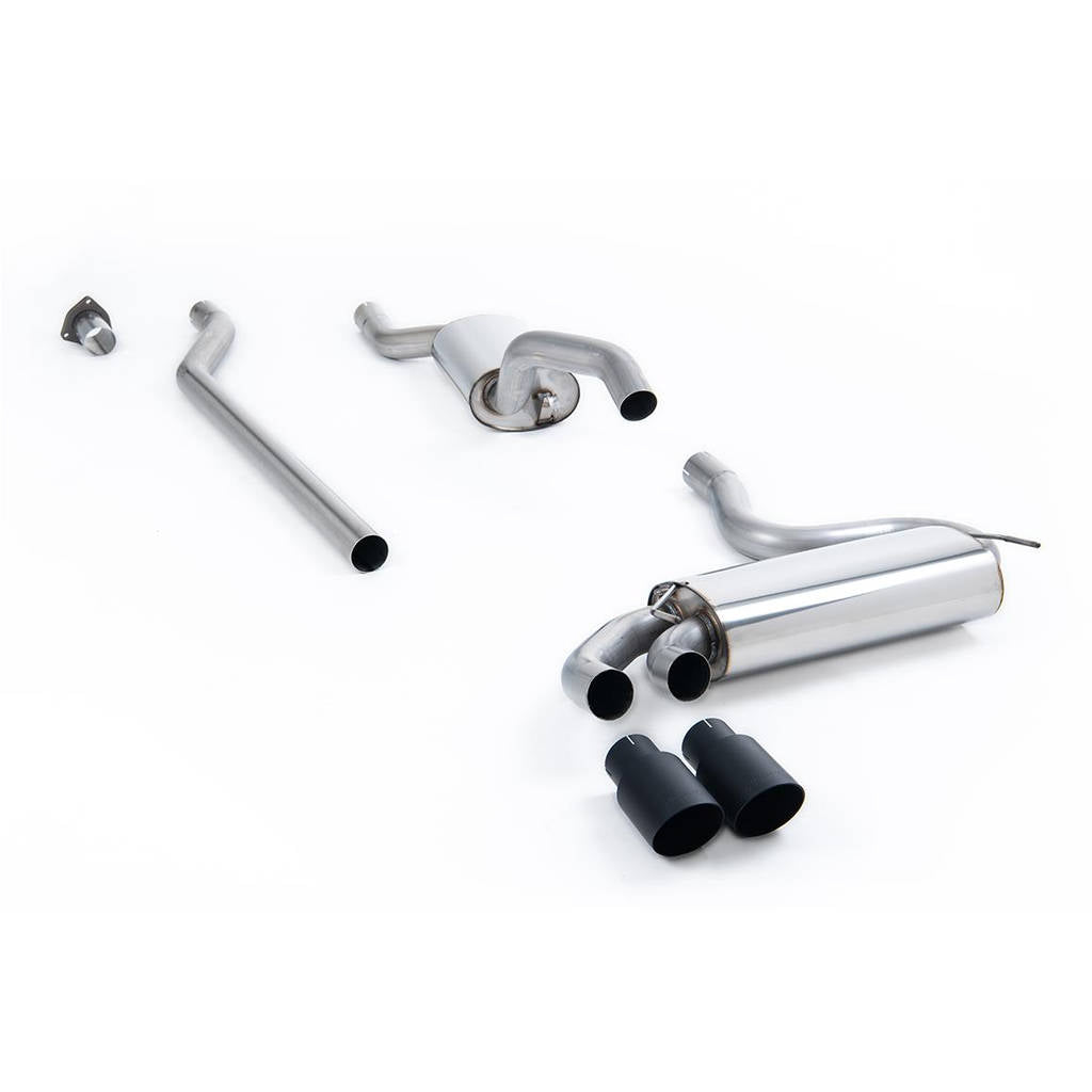 MILLTEK MCXAU106 Downpipe-back Twin 90mm GT90 AUDI Coupe UR quattro 20v Turbo Photo-0 