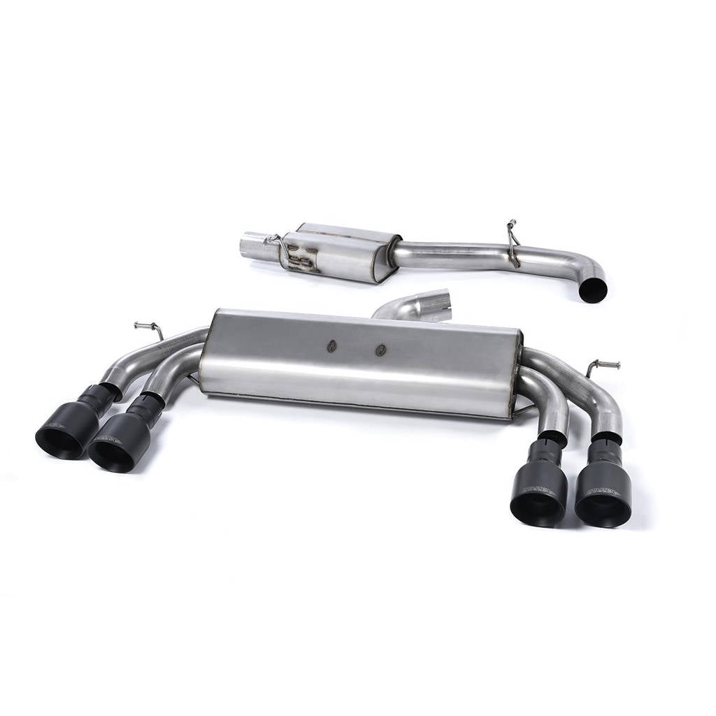 MILLTEK SSXAU536 Cat-back Quad 100mm GT100B AUDI S3 2.0 TFSI quattro Sportback 8V Photo-0 