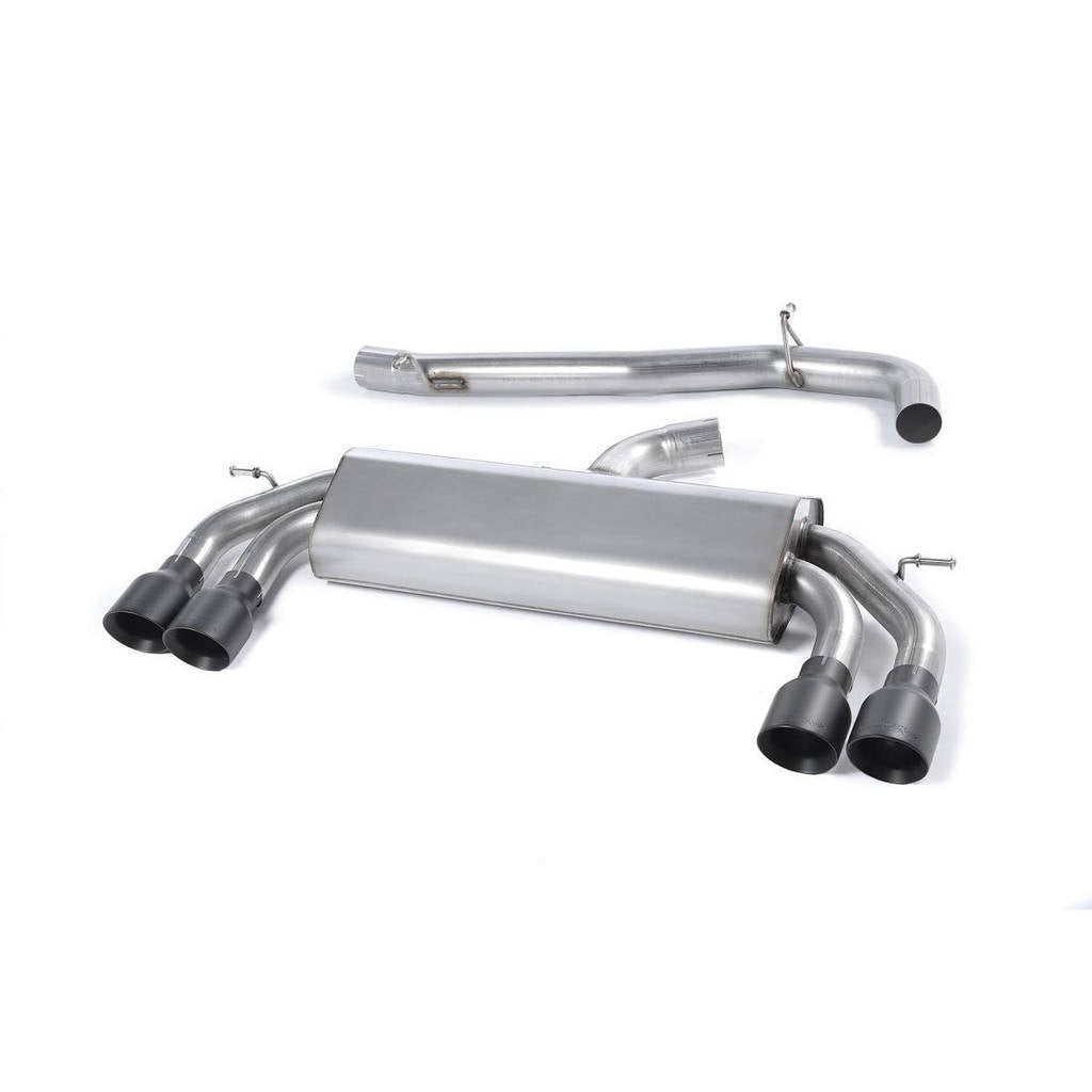 MILLTEK SSXAU522 Cat-back Quad 100mm GT100 AUDI S3 2.0 TFSI quattro 3-Door 8V Photo-0 