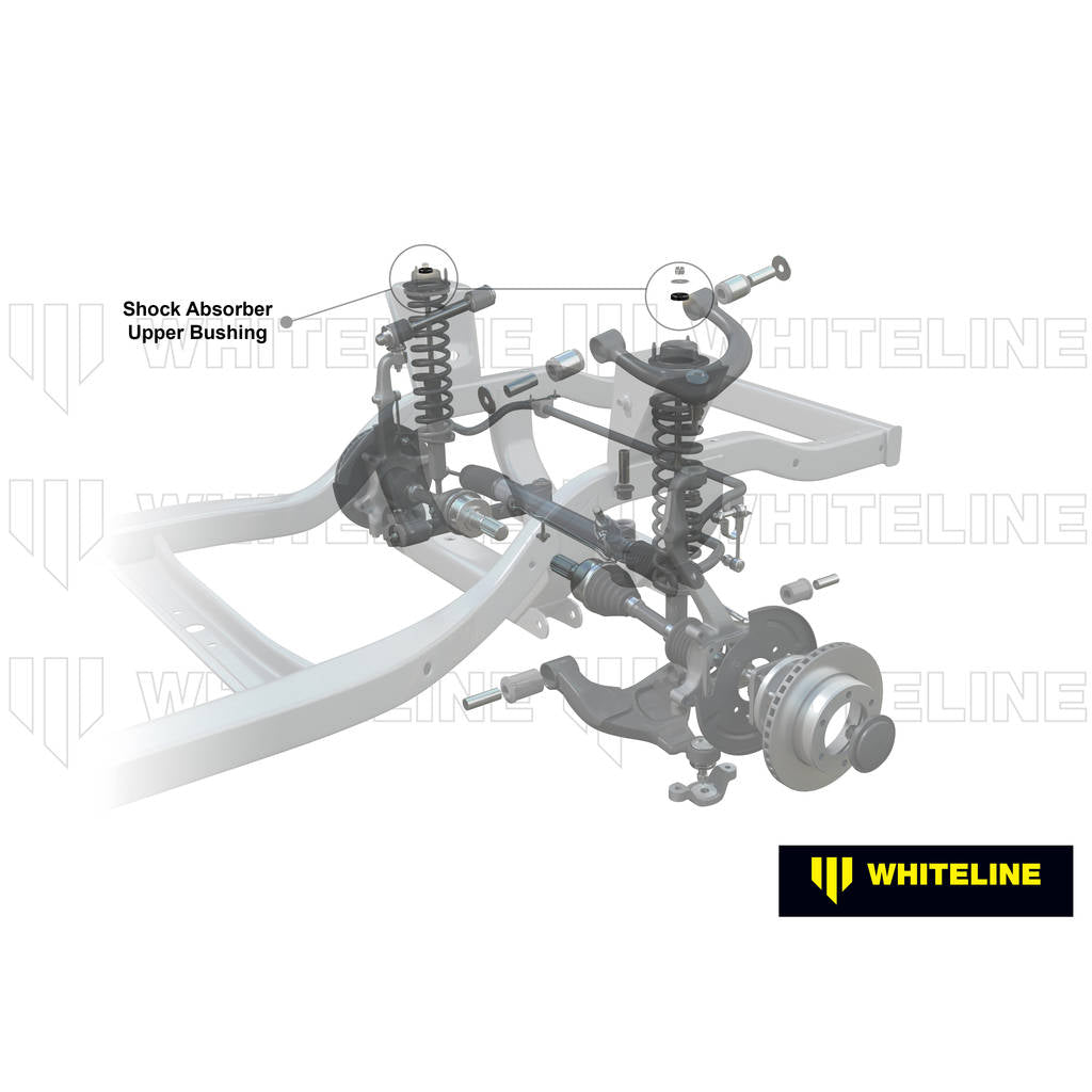 WHITELINE W33245 Front Shock Absorber - Upper Bushing Kit for Mitsubishi Challenger, Pajero Sport/Triton 2wd/4wd Photo-1 