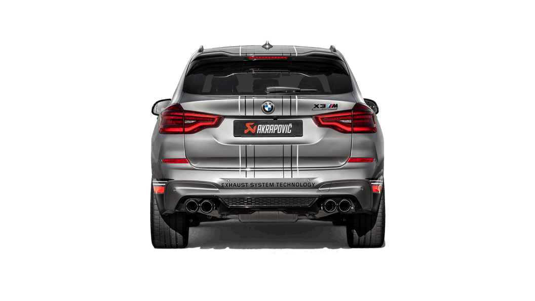 AKRAPOVIC S-BM/T/10H Slip-On Line (Titanium) for BMW X3M (F97) / X4M (F98) 2020-2024 Photo-2 