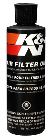 K&N 99-0533 Air Filter Oil - 8oz SqueezeFilter OIL; 8 OZ SQUEEZE BOTTLE Photo-0 