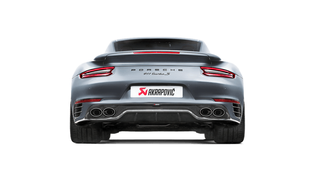 AKRAPOVIC DI-PO/CA/4/G PORSCHE 911 TURBO / TURBO S (991.2) 2016-2019 Rear Carbon Fiber Diffuser - High Gloss ABE Type Approval Photo-2 