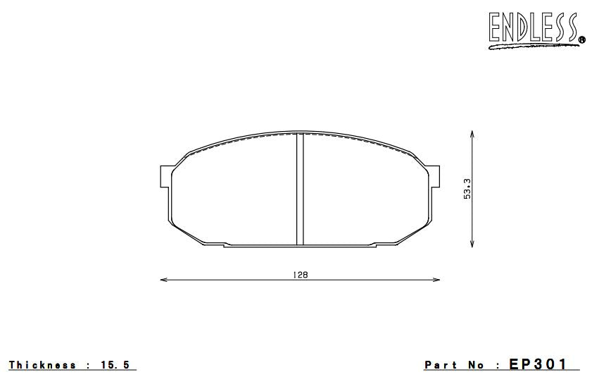 ENDLESS EP301SSY Brake pads Photo-0 