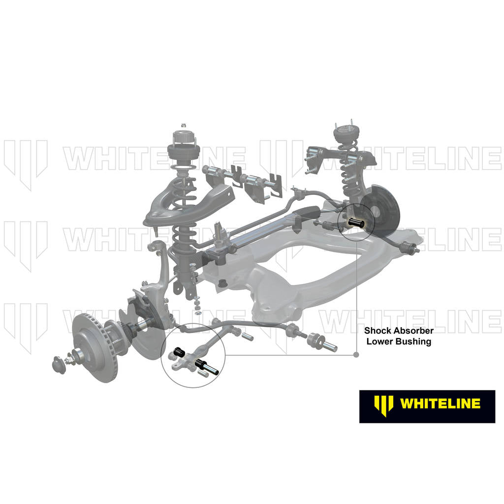WHITELINE W52992 Shock Absorber to Control Arm Bushing Photo-1 