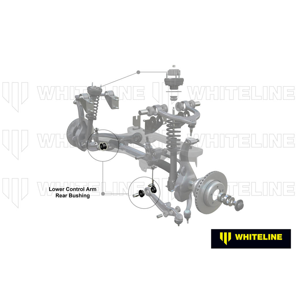 WHITELINE W53311 Front Lower Control Arm - Inner Bushing Kit for Ford Falcon FG, FGX/FPV Photo-1 