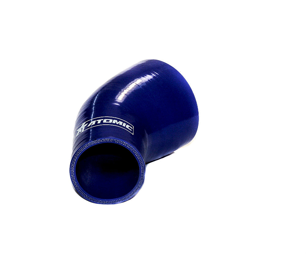 ATOMIC er45-102-76 BLUE Hose silicone, 45° Reducer Elbows 102-76 mm Photo-0 