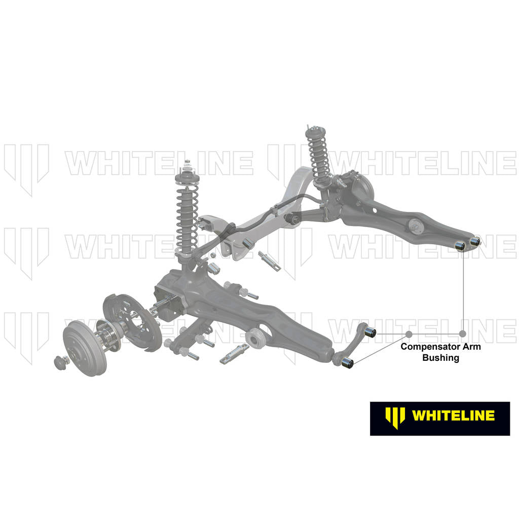 WHITELINE W62215 Rear Control Arm Lower Front - Bushing Kit for Honda Civic, CR-X/Integra Photo-1 