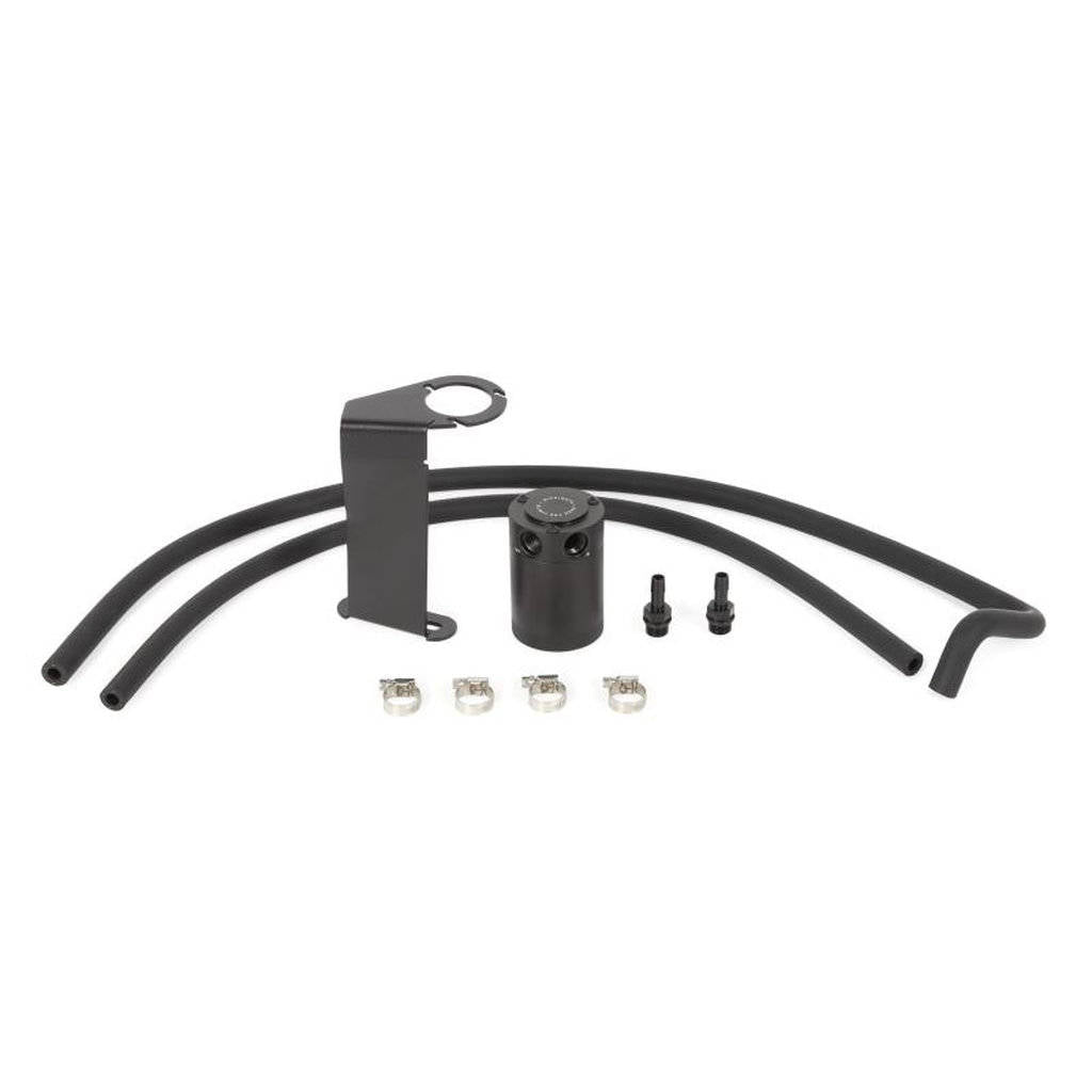 MISHIMOTO MMBCC-Q50-16PBE INFINITI Q50 3.0T Baffled Oil Catch Can, PCV Side, 2016+ Photo-0 