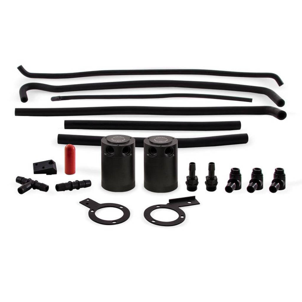MISHIMOTO MMBCC-STI-08SBE SUBARU STI Baffled Oil Catch Can System, 2008-2014 Photo-0 