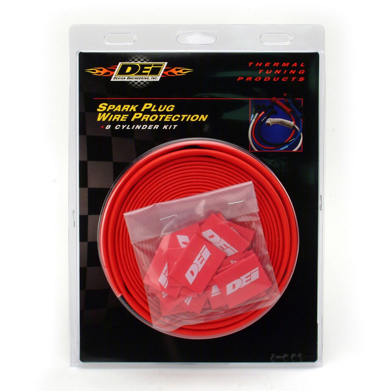 DEI 010622 Protect-A-Wire 8 Cylinder Red Photo-0 