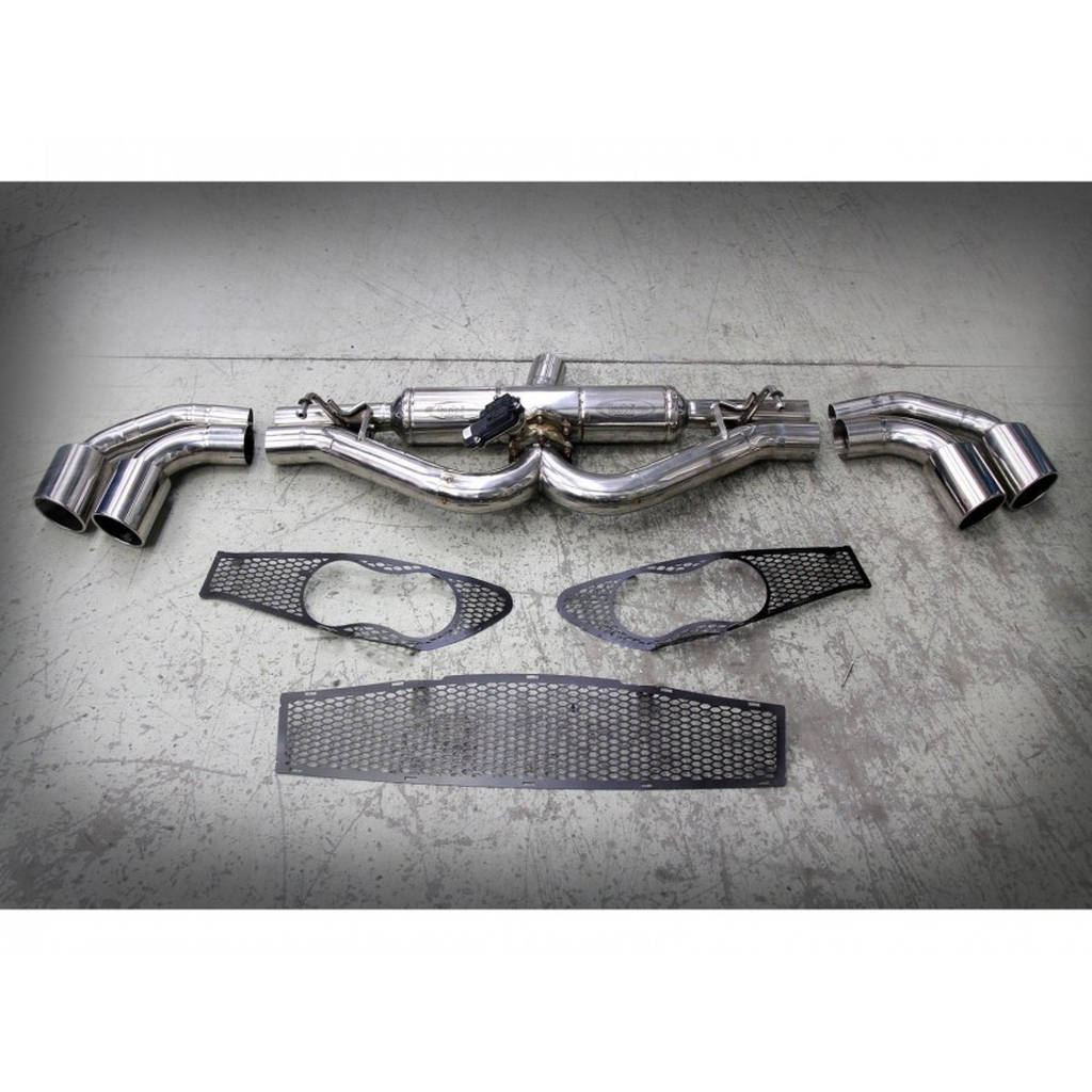 TUBI STYLE TSALF4C13.051.VC 4C QUAD TIPS EXHAUST SYSTEM WITH EXCU AND GRIDS Photo-2 