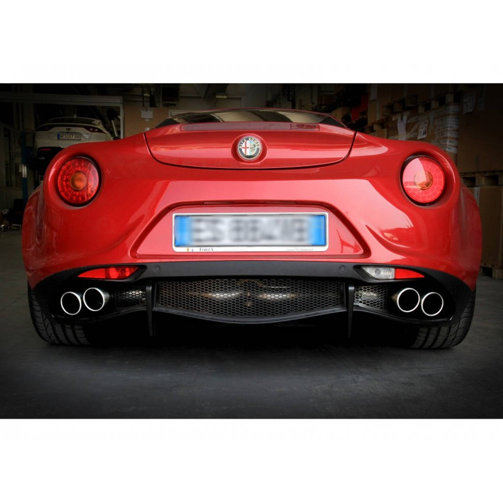 TUBI STYLE TSALF4C13.051.VC 4C QUAD TIPS EXHAUST SYSTEM WITH EXCU AND GRIDS Photo-4 