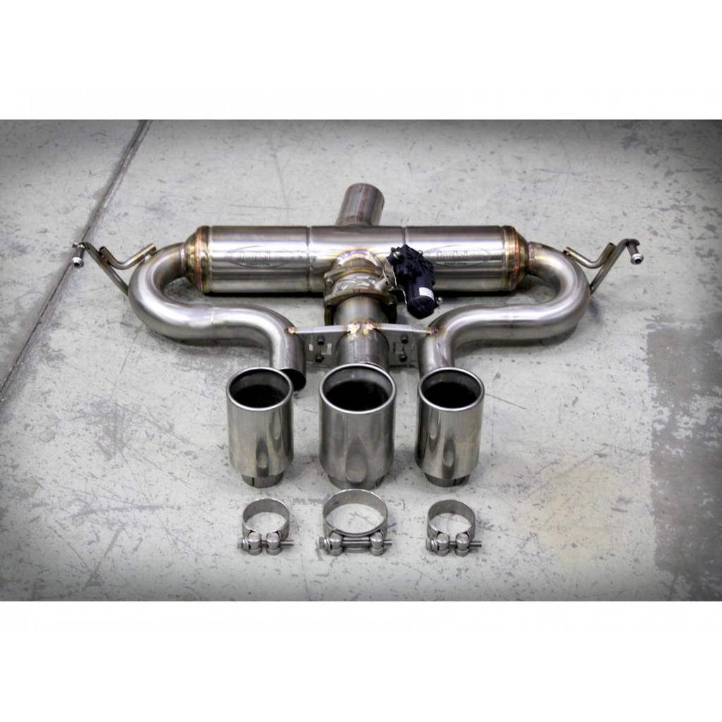 TUBI STYLE TSALF4C13.050.VC 4C THREE CENTRAL TIPS EXHAUST SYSTEM WITH EXCU AND GRIDS Photo-5 
