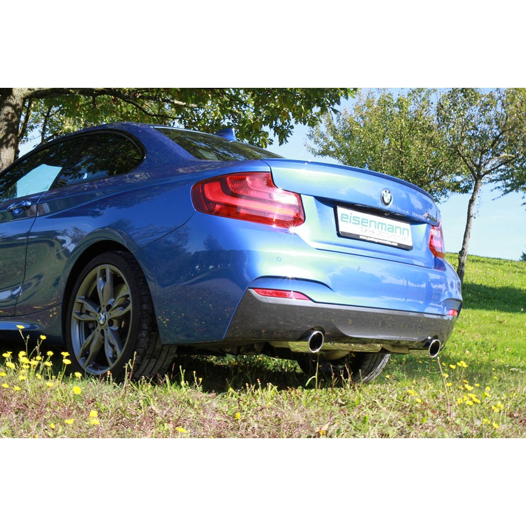 EISENMANN B5461,20902_230I_CABRIO Rear Muffler with Valvetronic 2x Ø90mm BMW F23 B48 230i Photo-1 