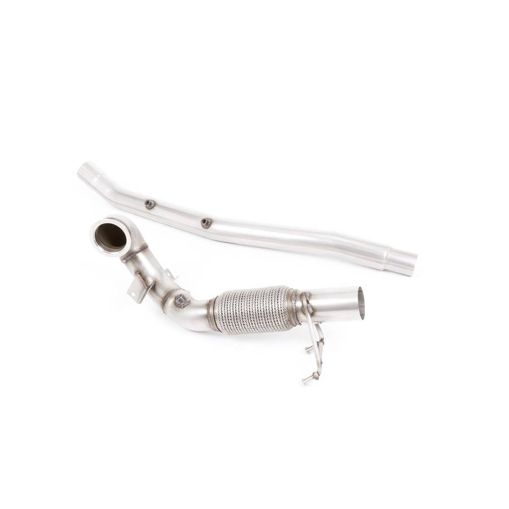 MILLTEK SSXVW510 Large-bore Downpipe and De-cat VW Golf Mk7.5 R 2.0 TSI 300PS Photo-0 