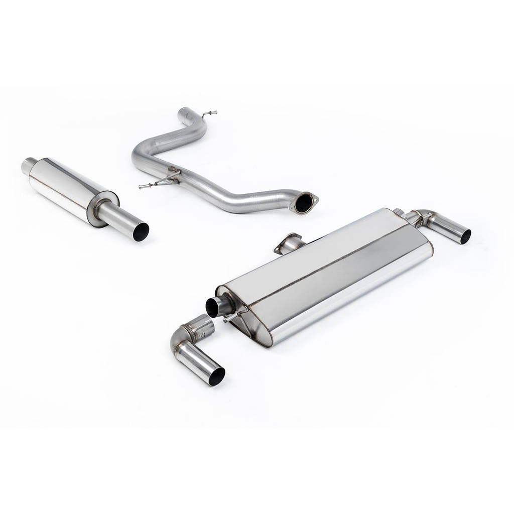 MILLTEK SSXVW497 Cat-back Dual 100mm GT100 VW Golf MK7.5 GTi Photo-0 