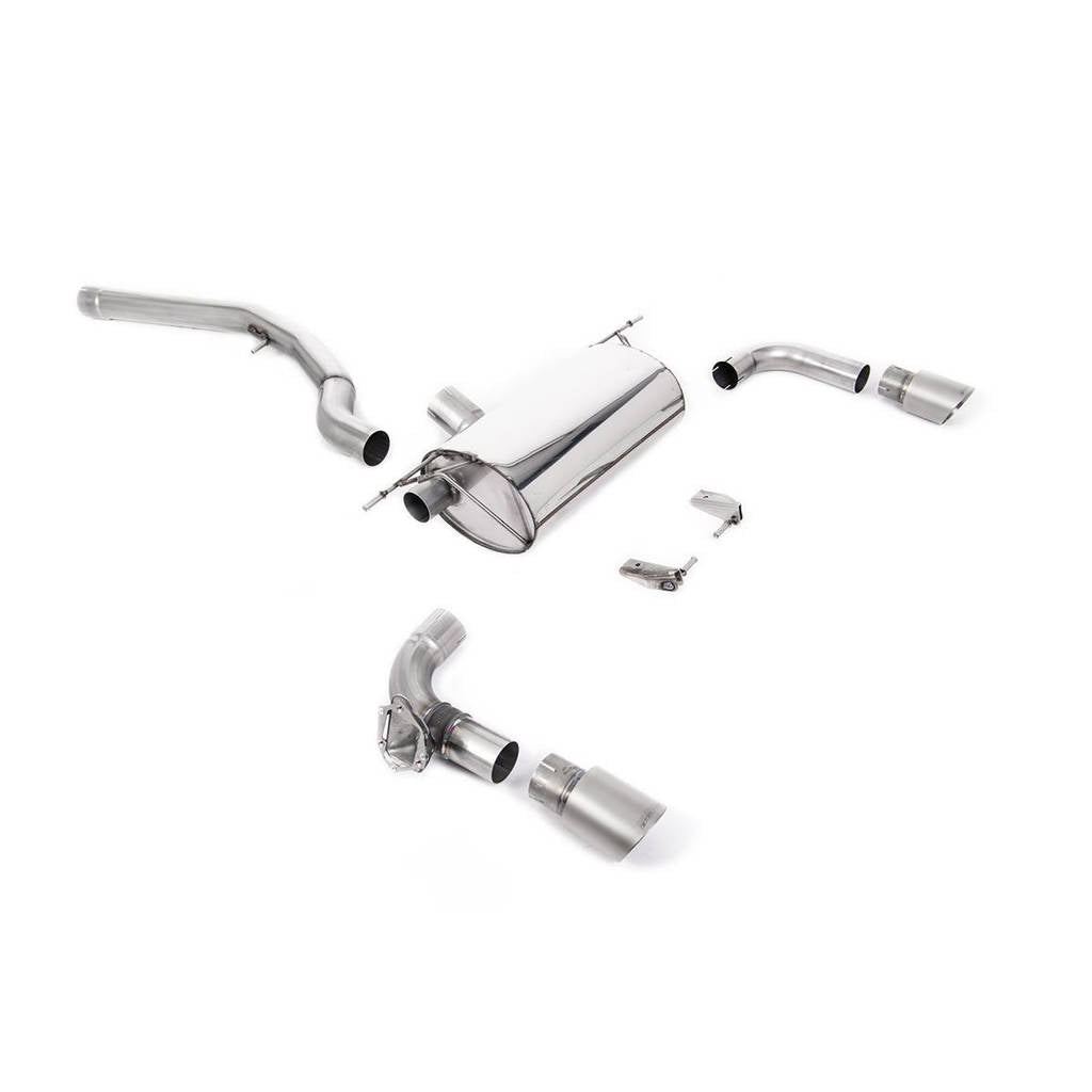 MILLTEK SSXBM1099 Cat-back Twin 90mm GT90 BMW 2 Series M240i Coupe Photo-0 