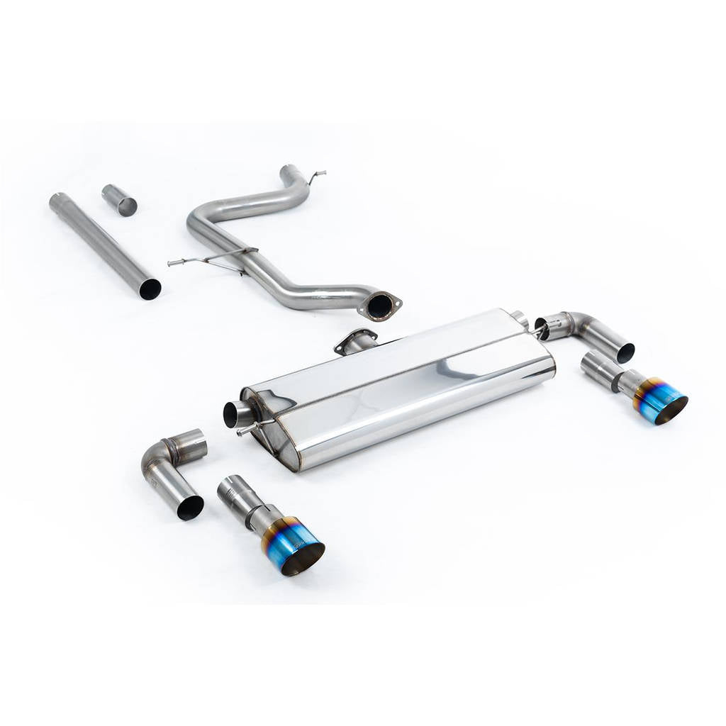 MILLTEK SSXVW531 Cat-back GT-100 VW Golf Mk7.5 1.5TSI Evo GT & R-Line Photo-0 