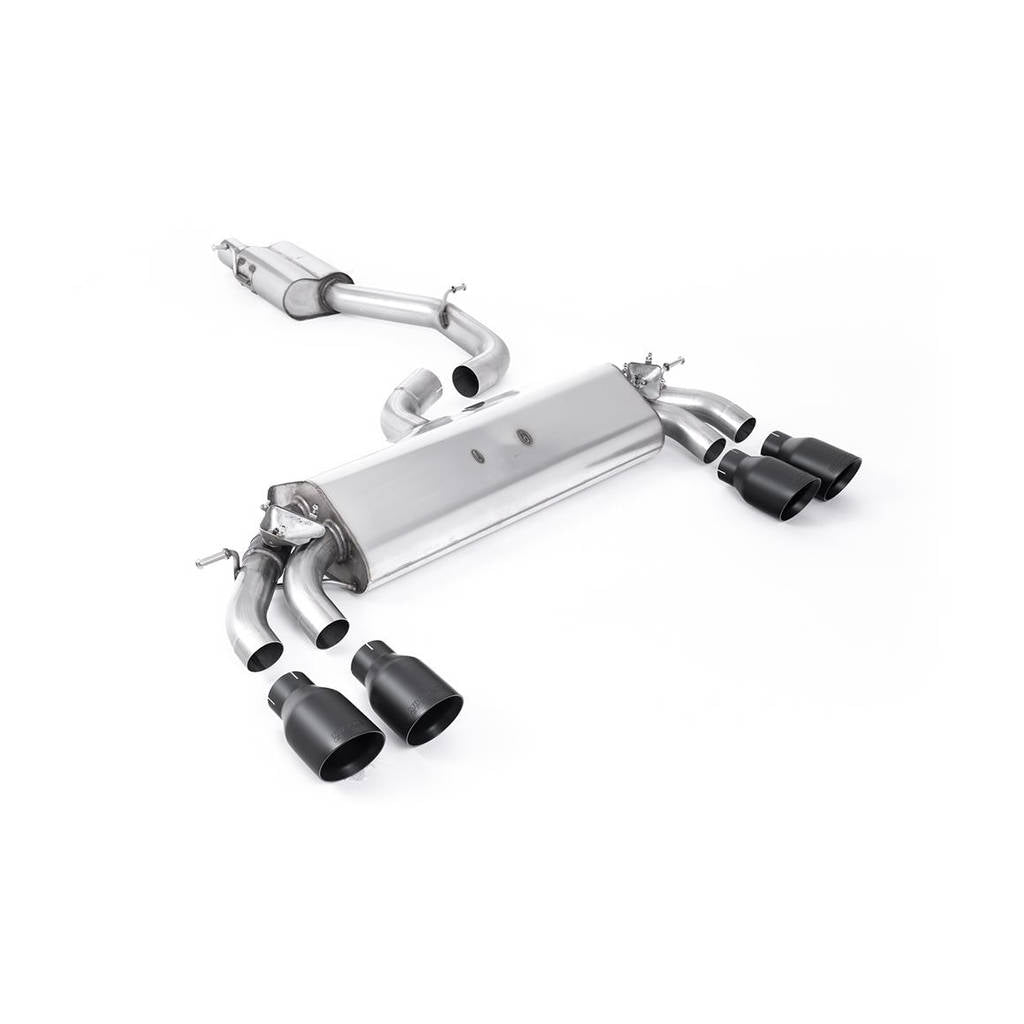 MILLTEK SSXAU774 Cat-back Quad 100mm GT100 AUDI S3 2.0 TFSI quattro 3-Door 8V.2 Photo-0 