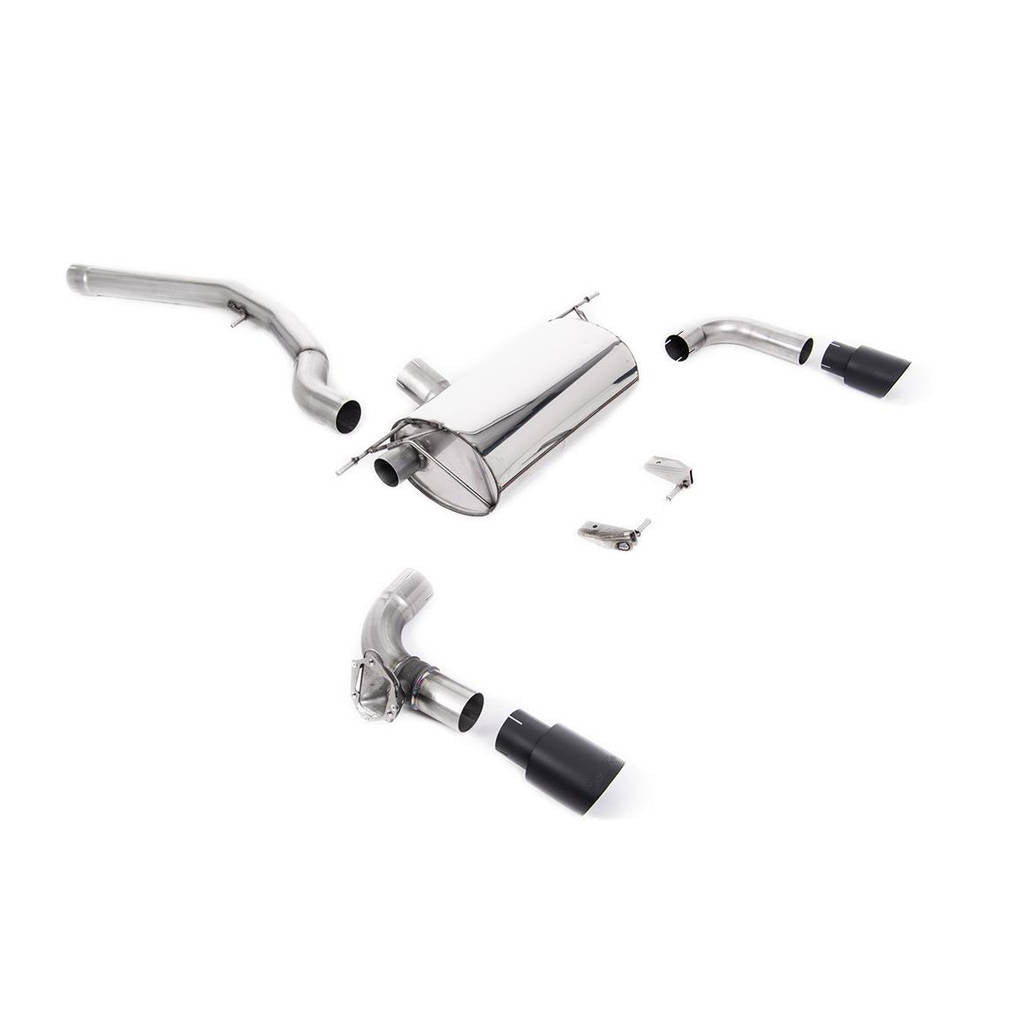 MILLTEK SSXBM1098 Cat-back Twin 90mm GT90 BMW 2 Series M240i Coupe Photo-0 