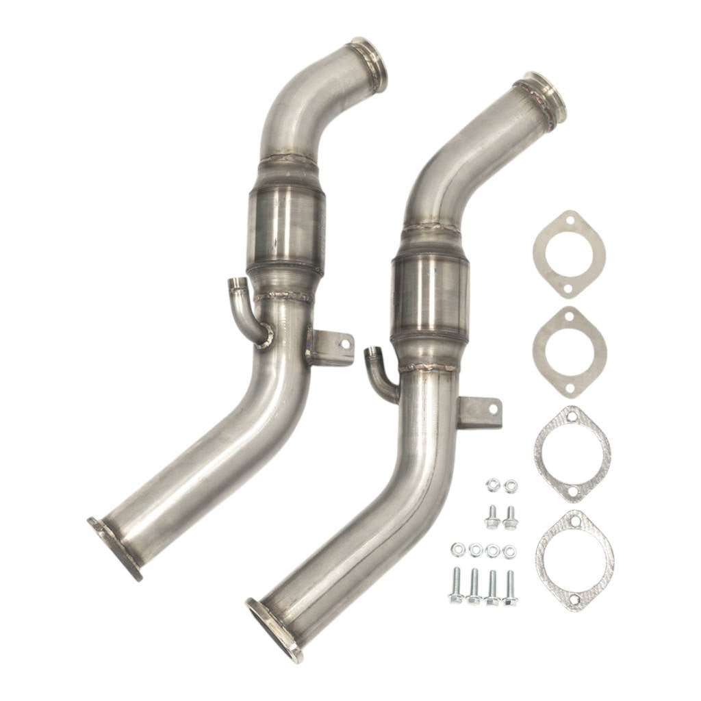 AMS ALP.28.05.0002-2 Full Downpipe Kit 3" for INFINITI Q50 / Q60 Photo-4 