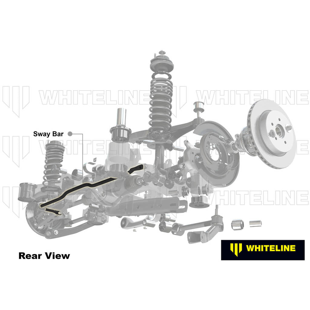 WHITELINE BHR98Z Rear Sway Bar 22mm Heavy Duty Blade Adjusatble for Hyundai Veloster/Elantra GT Photo-1 