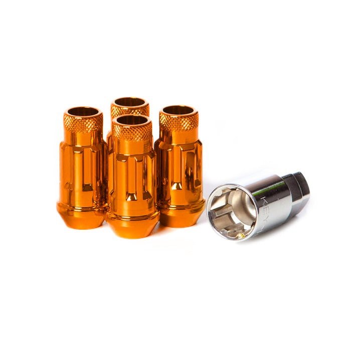 MUTEKI 32902O Lug nuts kit SR48 LOCK SET 12X1.50 48mm ORANGE Photo-0 