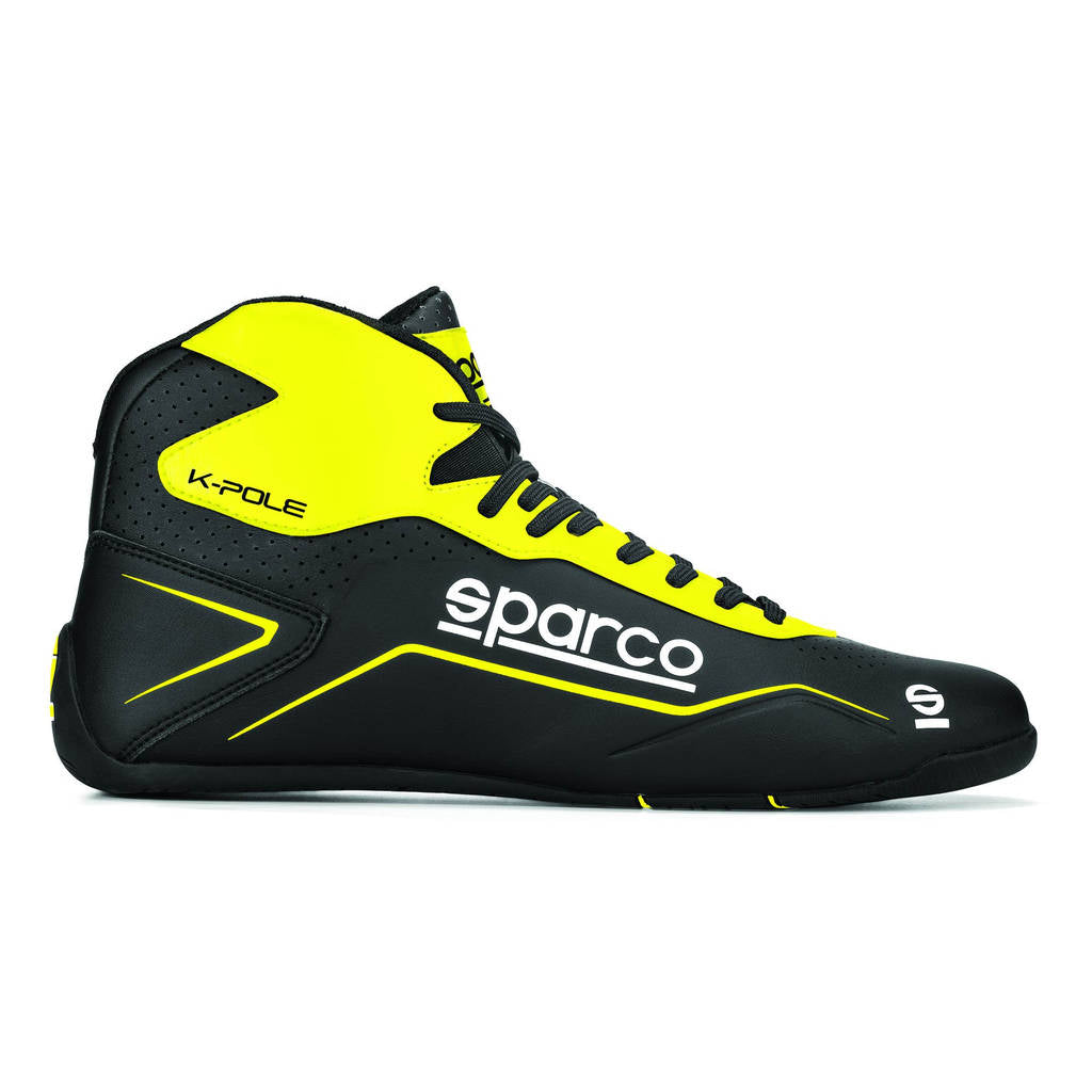SPARCO 00126937NRGF Karting Shoes K-Pole, Black / Yellow, Size 37 Photo-2 