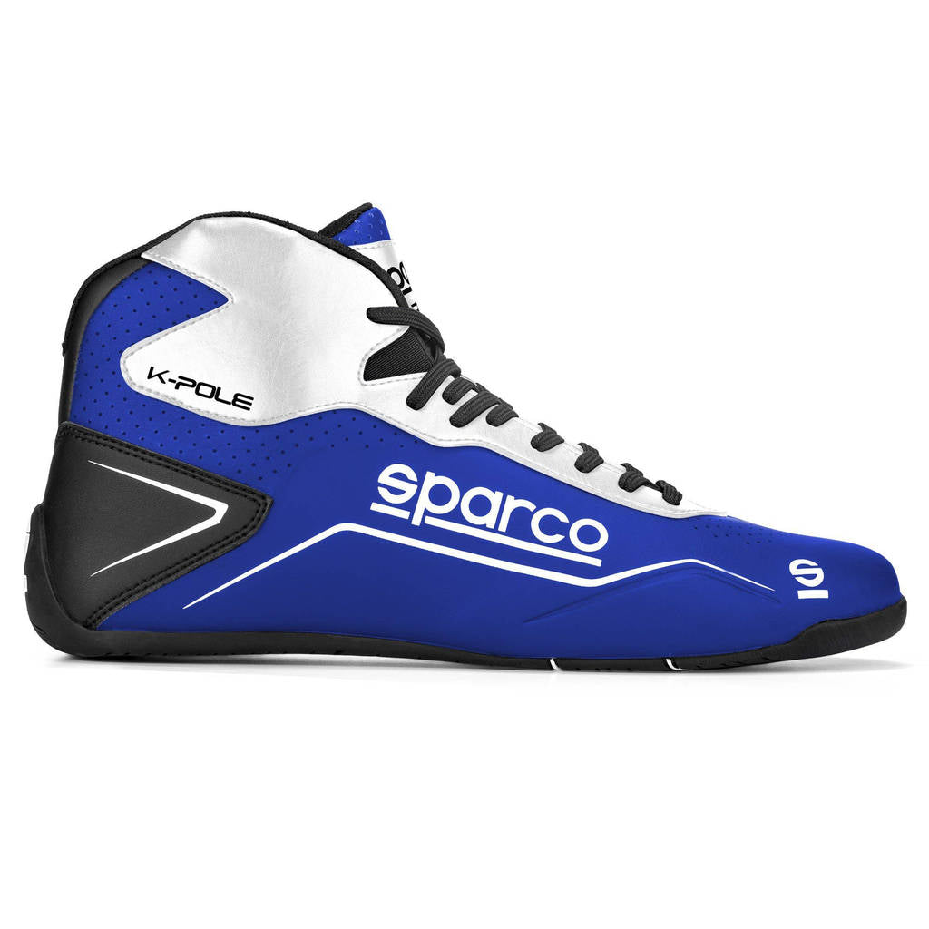 SPARCO 00126944BMBI K-POLE Karting Shoes, Blue/White, Size 44 Photo-0 