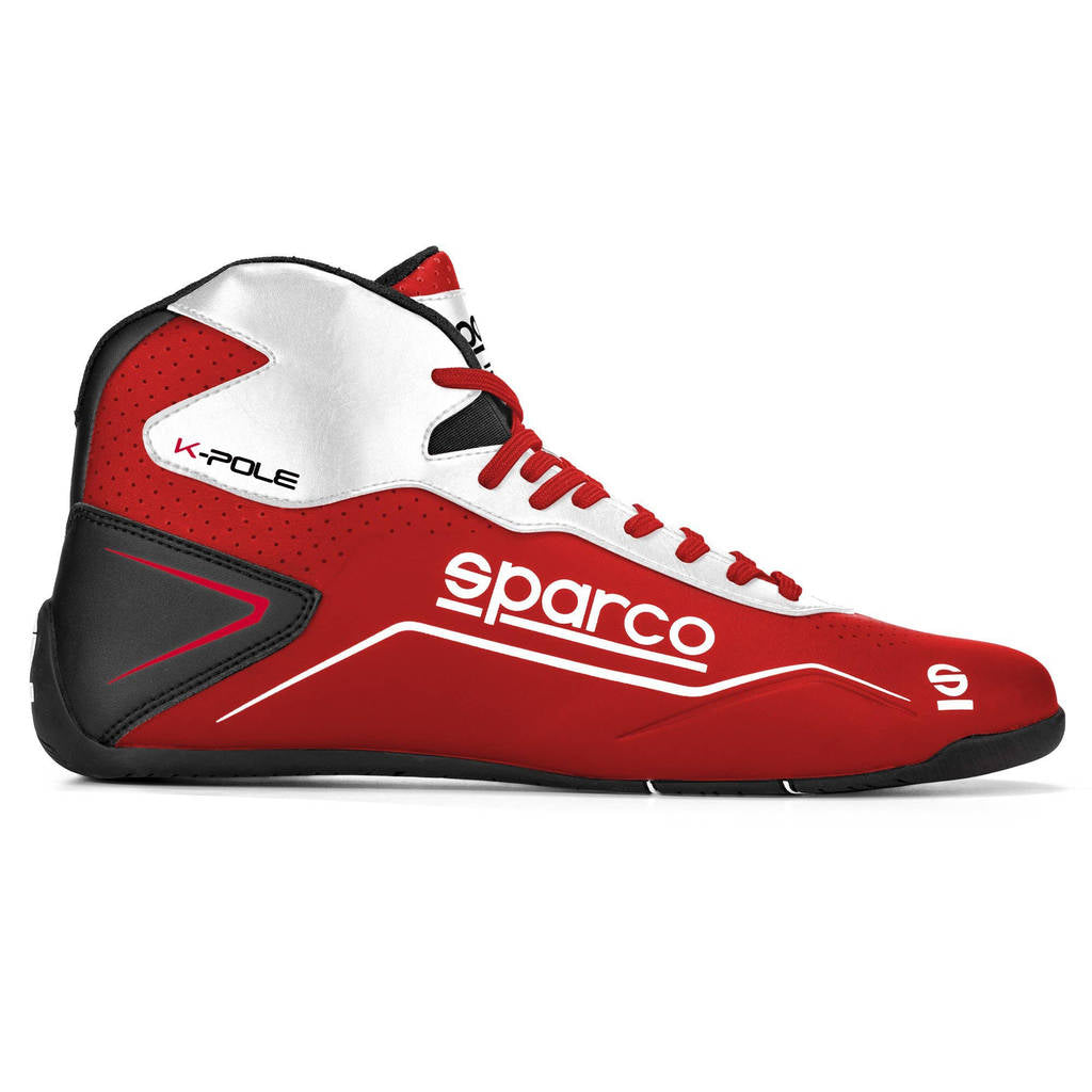 SPARCO 00126936RSBI K-POLE Karting shoes, red/white, size 36 Photo-0 