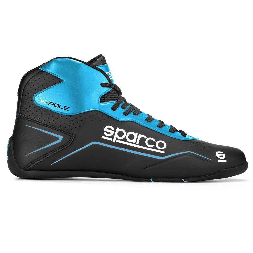 SPARCO 00126944NRAZ K-POLE Karting shoes, black/blue, size 44 Photo-0 