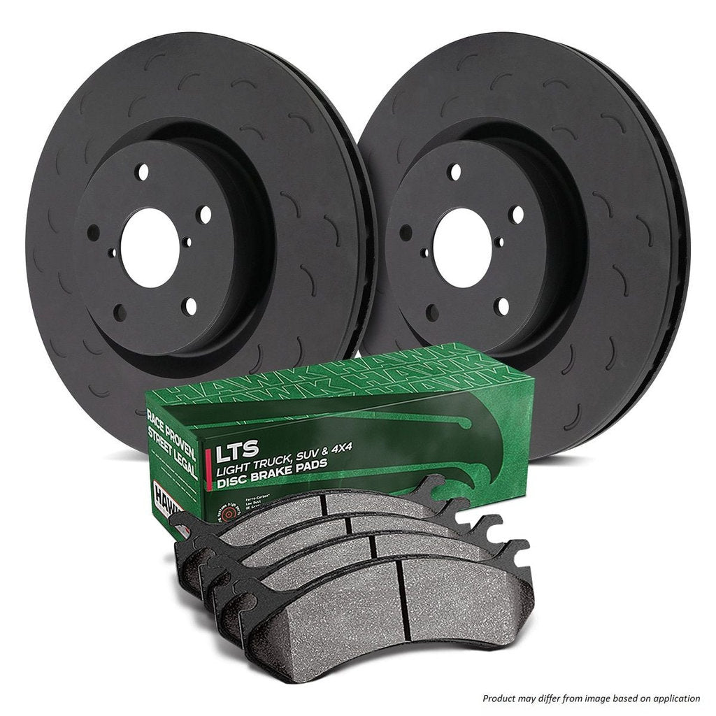 HAWK HKS4451.299Y Brake Kit (Rotor Talon Slotted-Only LTS Brake Pad) Photo-0 