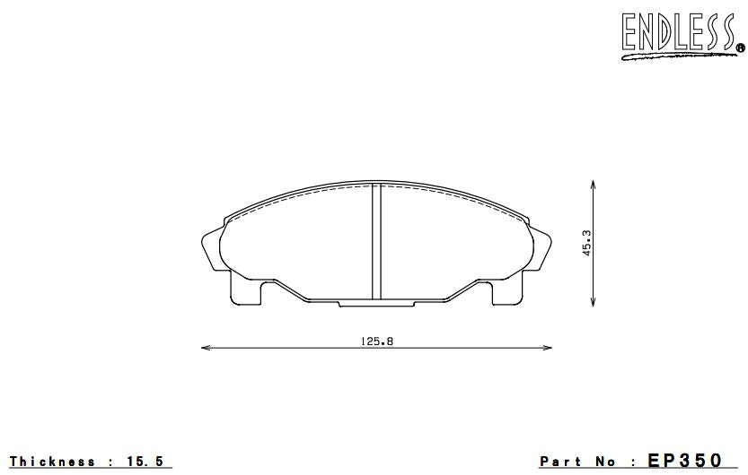 ENDLESS EP350SSY Brake pads Photo-0 