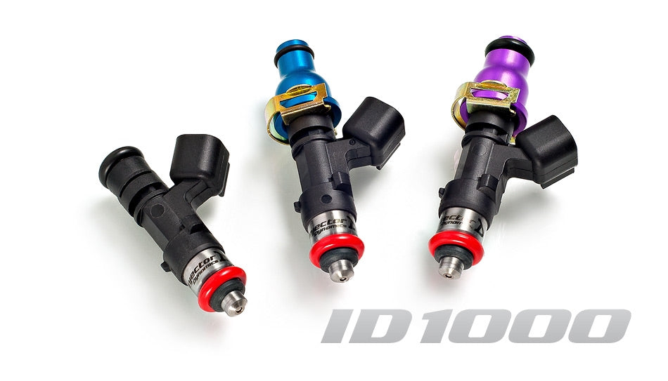 INJECTOR DYNAMICS 1000.12.02.48.14.4 (1000.48.14.14.4) 1000cc/min high impedance fuel injector for MITSUBISHI EVO X with electrical connector Photo-0 