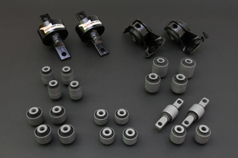 HARDRACE 6107-DC2-R DC2 TYPE-R ARM BUSHINGS COMPLETED SET-JDM (HARDEN RUBBER) 24PCS/SET Photo-0 