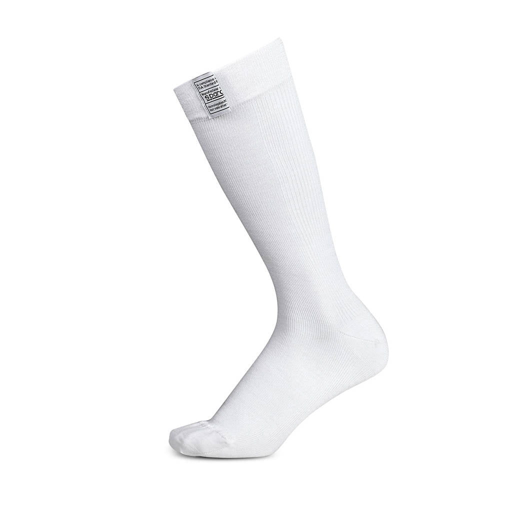 SPARCO 001522BI1012 Short Socks, FIA 8856-2018, white, size 38/39 Photo-0 
