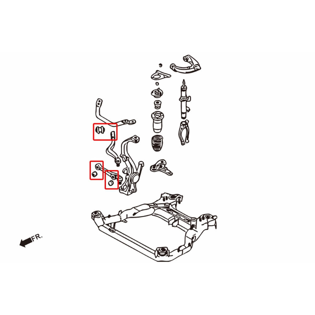 HARDRACE 6208 Front lower arm assembly for MAZDA 6 Photo-1 