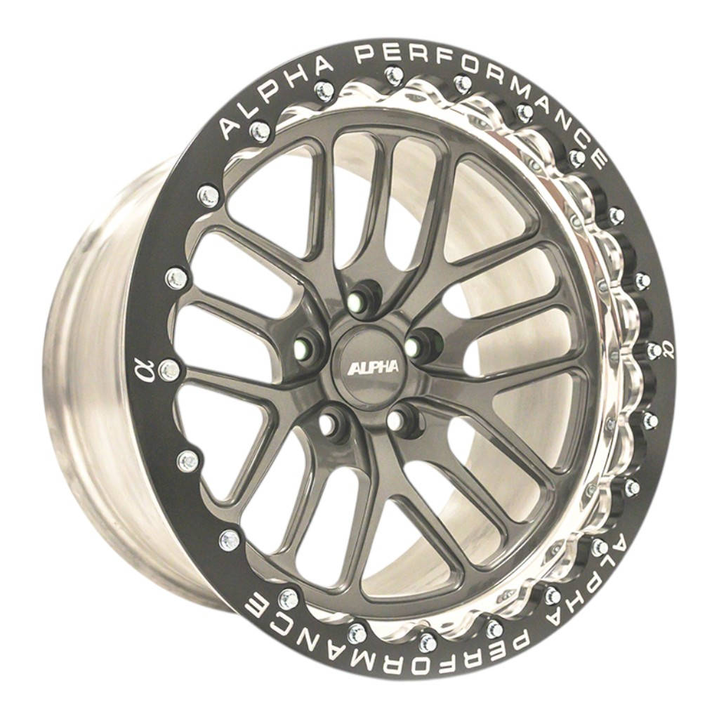 AMS AMSSB171F6566 2-Piece Front Beadlock Drag Wheel 17X10" (Each) for NISSAN R35 GT-R Photo-0 