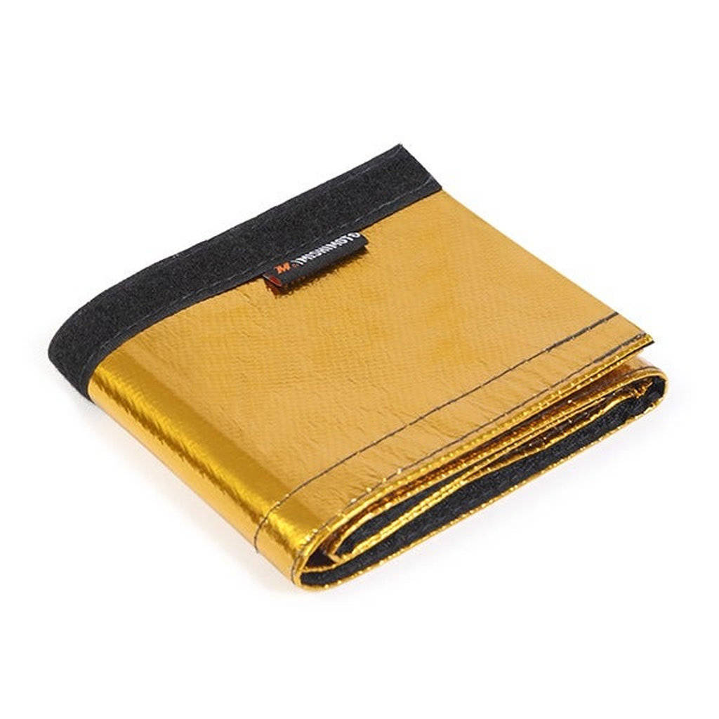 MISHIMOTO MMHP-HSS-136GD Heat Shielding Sleeve, Gold 1"x36" Photo-2 