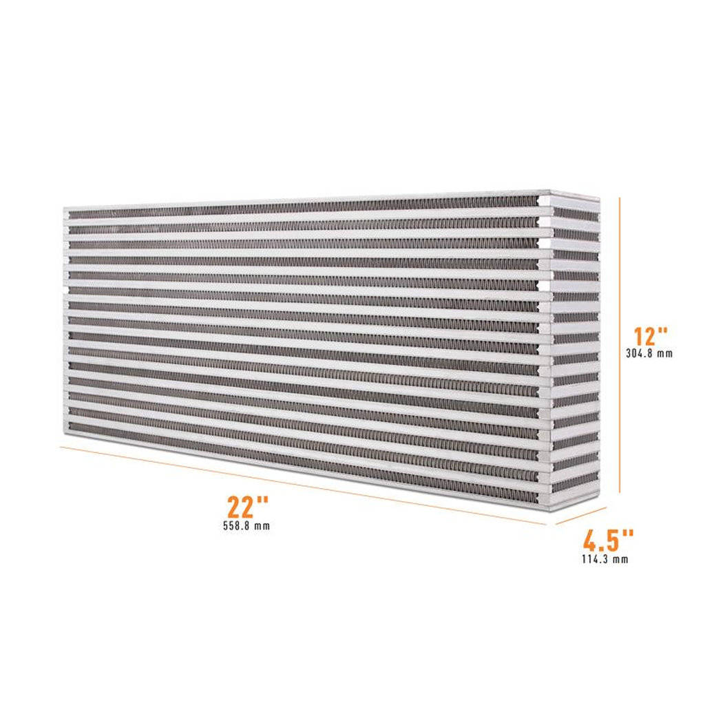 MISHIMOTO MMUIC-12 UNIVERSAL Air-to-Air Race Intercooler Core, 22"x12"x4.5" Photo-0 